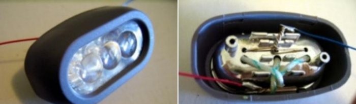 Dynamo flashlight from stepper motor