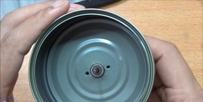 Tin can blower