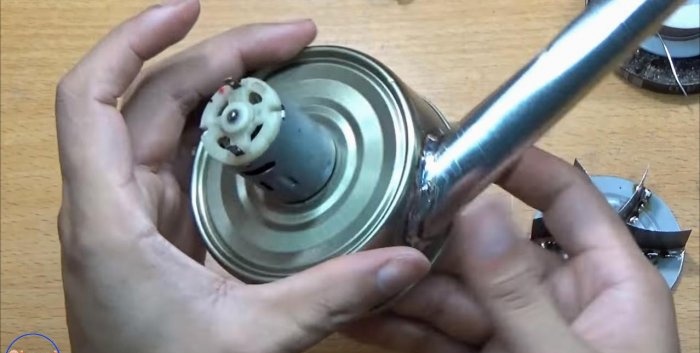 Tin can blower