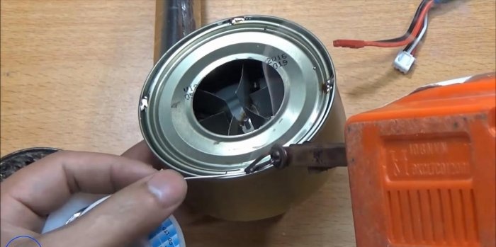 Tin can blower