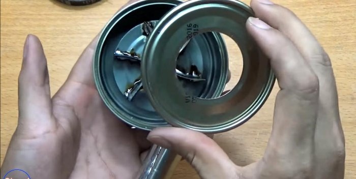 Tin can blower