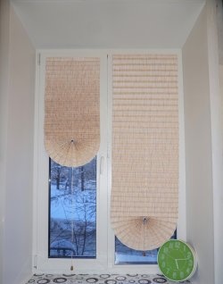 DIY pleated blinds