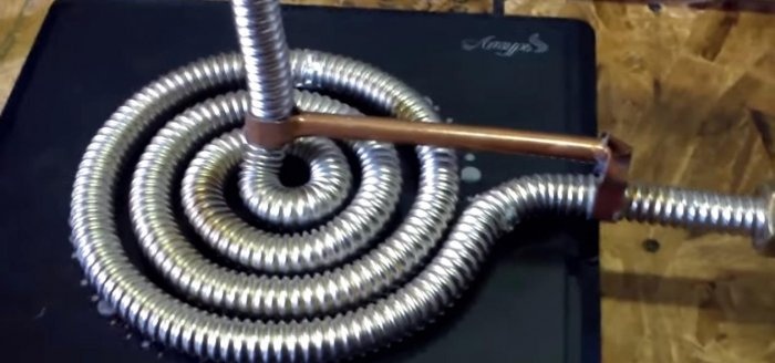 Simple induction heating