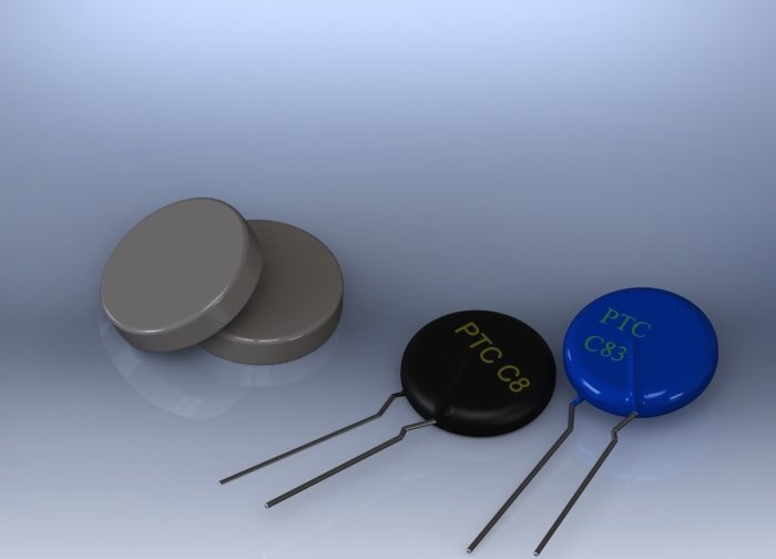 What is the difference between a posistor and a thermistor?