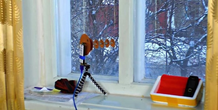 Powerful Wi-Fi gun antenna