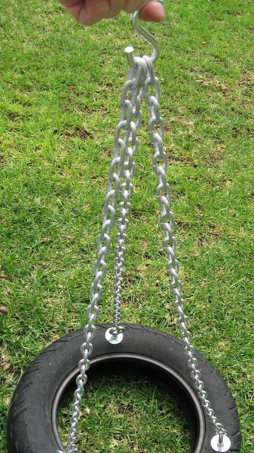 Simple tire swing