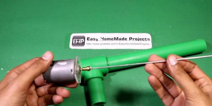 How to make a water pump from PVC pipes