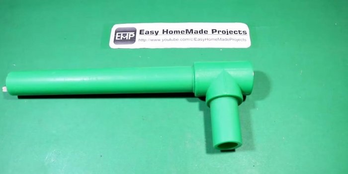 How to make a water pump from PVC pipes