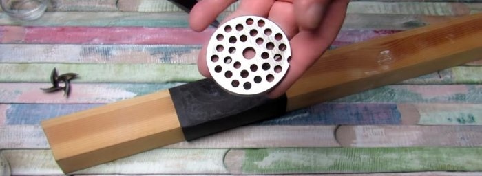 How to easily sharpen meat grinder knives