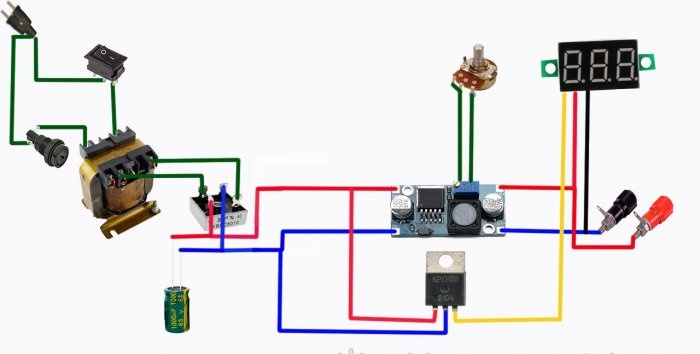 Simple regulated power supply