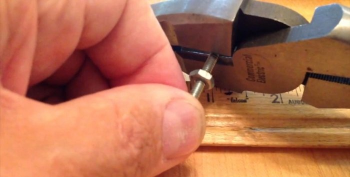 How to properly shorten a bolt