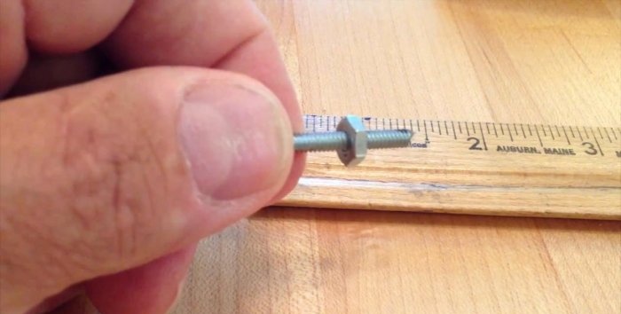 How to properly shorten a screw