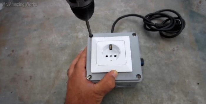 How to make a power regulator for household appliances