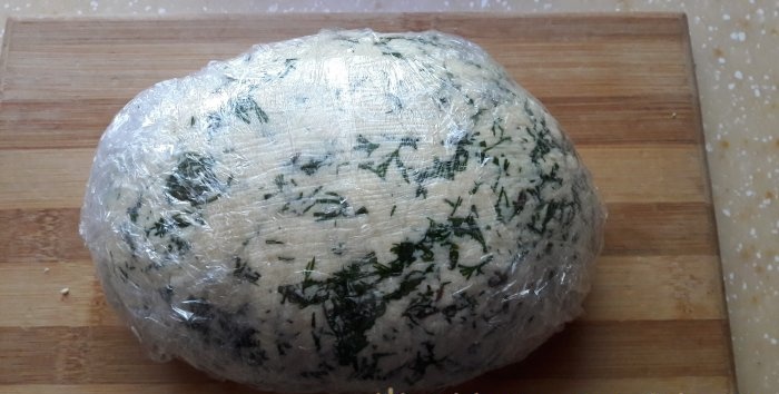 Homemade soft cheese