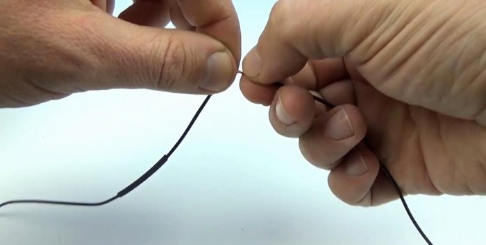 The most reliable connection of wires without a soldering iron