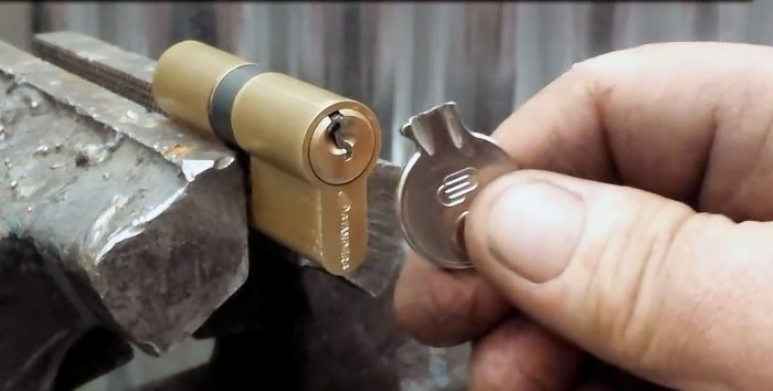 How to get a key piece out of a lock