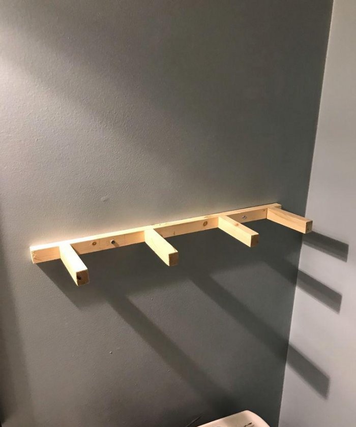 Floating shelves