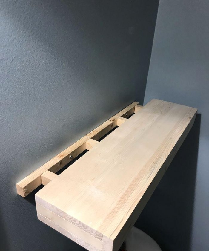 Floating shelves