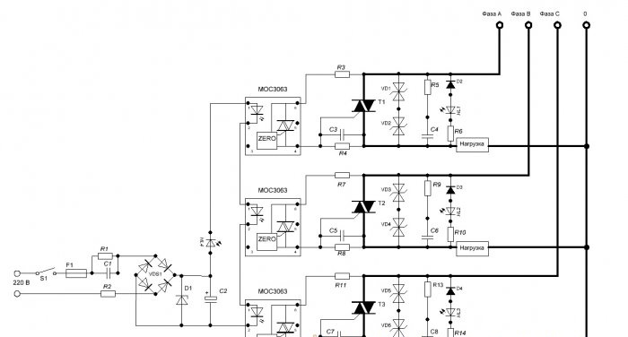 40A Three Phase Solid State Relay