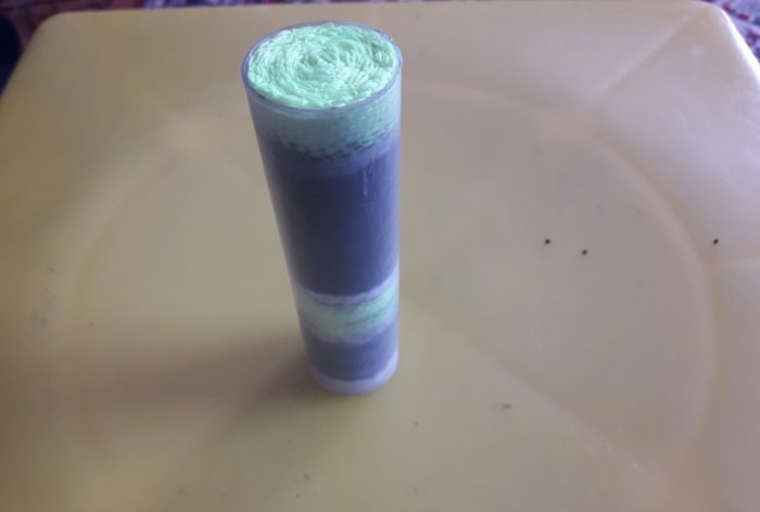 Carbon filter for plastic bottle