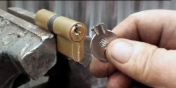 How to get a key piece out of a lock