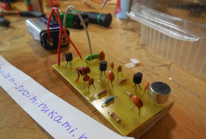 Bug radio stabile