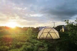 How to make a dome greenhouse with your own hands