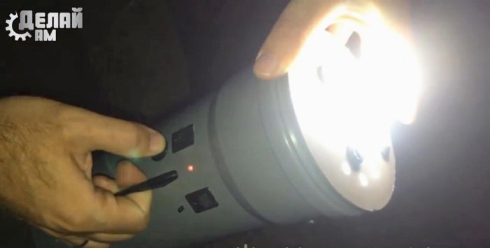 100 Watt DIY flashlight