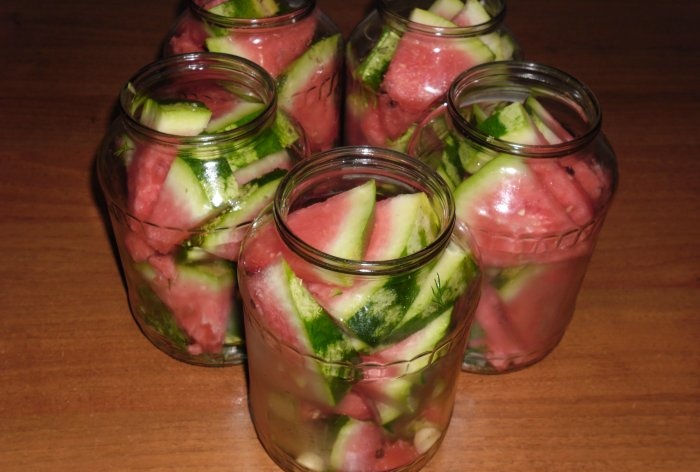 Pickled watermelon