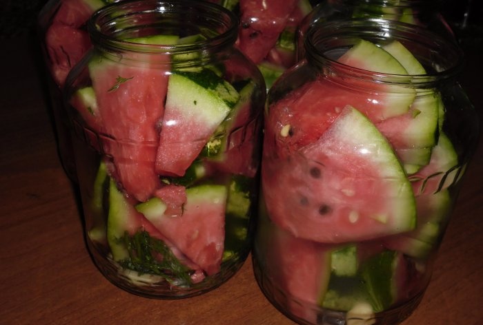 Pickled watermelon