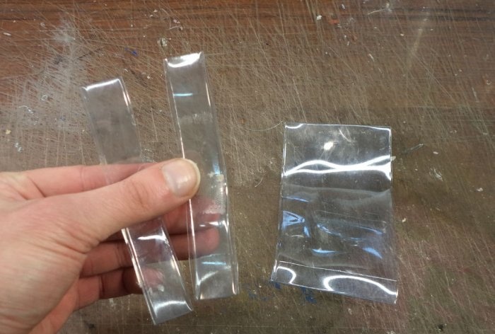 Heat shrink bundles from plastic bottles