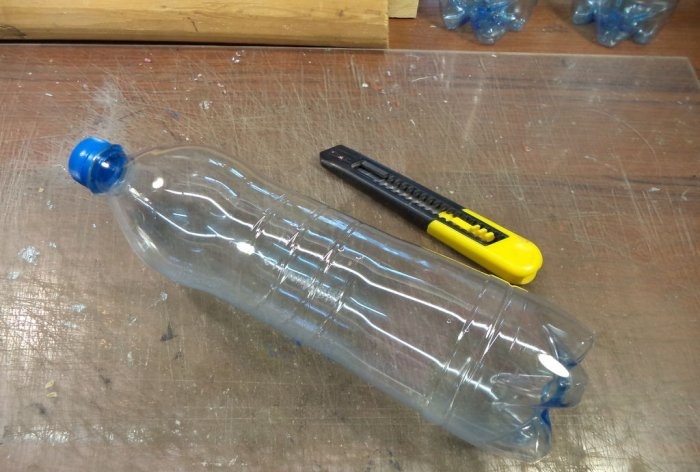 Heat shrink bundles from plastic bottles