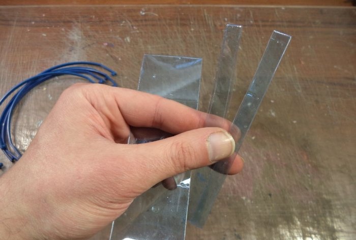 Heat shrink bundles from plastic bottles