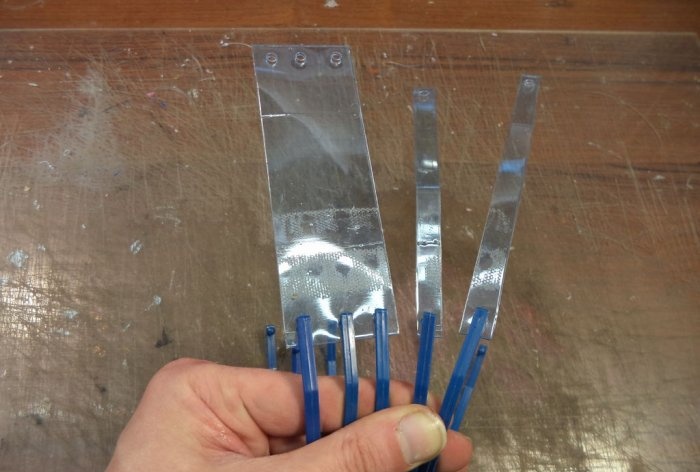 Heat shrink bundles from plastic bottles