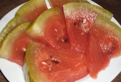 Pickled watermelon