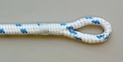 How to make a beautiful loop on a braided rope