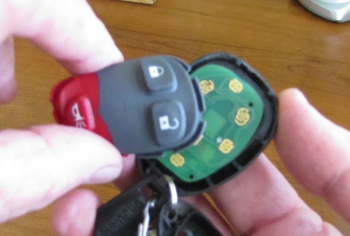 Alarm key fob repair