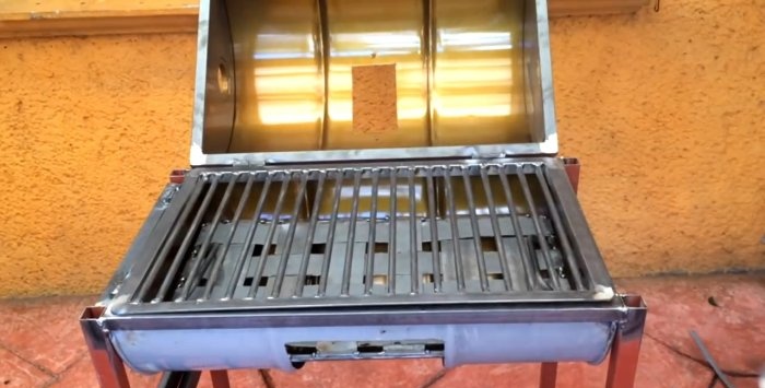 Full Size Metal Barrel Grill