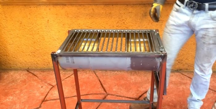 Full Size Metal Barrel Grill