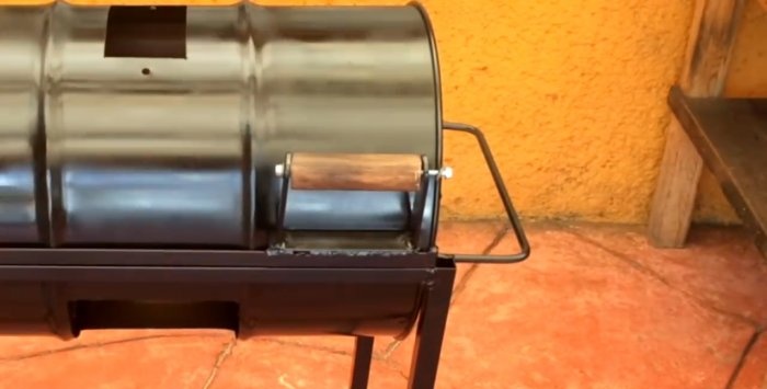 Full Size Metal Barrel Grill