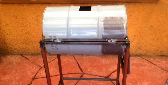 Full Size Metal Barrel Grill