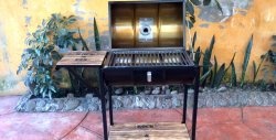 Full Size Metal Barrel Grill