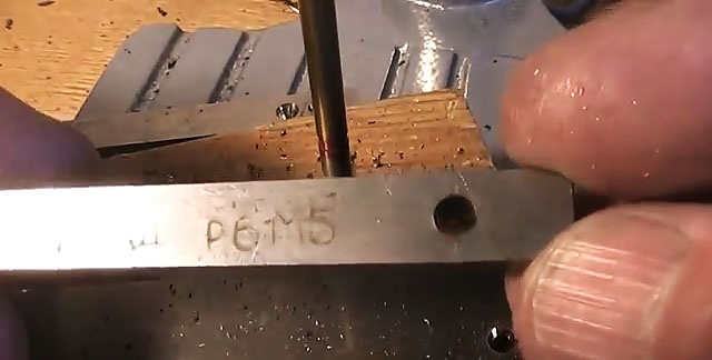 How to drill high-speed cutter steel P18