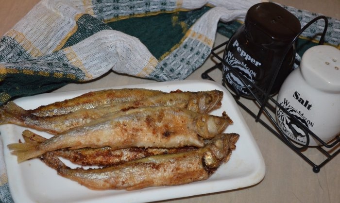 How to fry smelt fish quickly and tasty