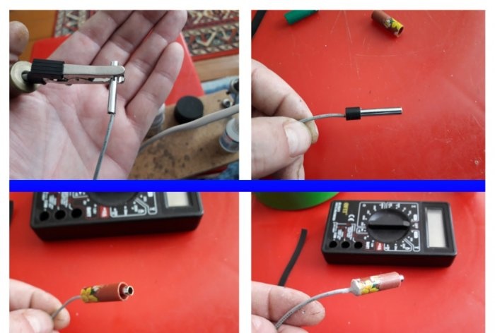 Homemade multimeter probes