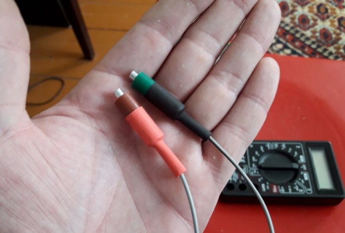 Homemade multimeter probes