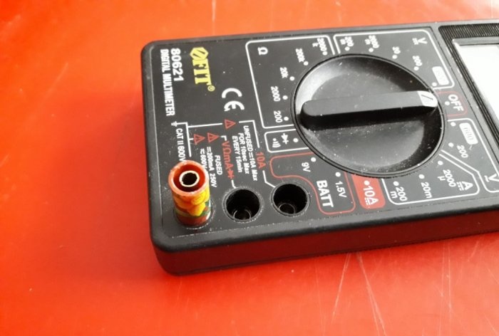 Homemade multimeter probes