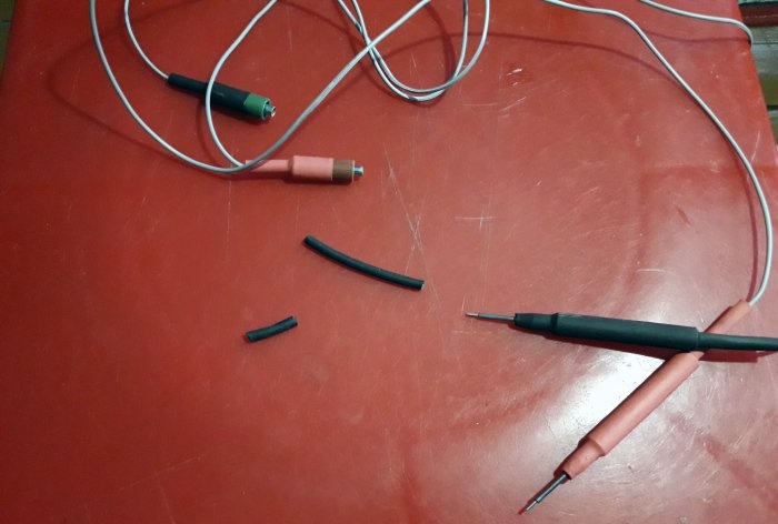 Homemade multimeter probes