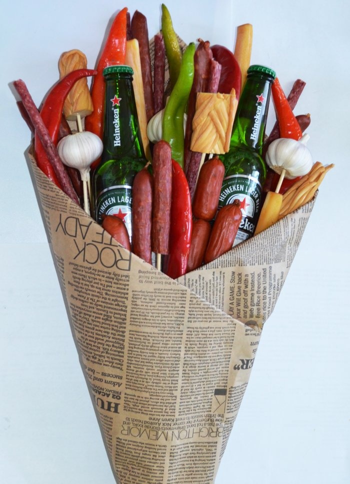 Edible bouquet for men