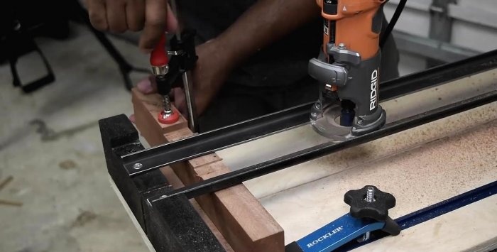 Inexpensive guide for a hand-held circular saw with your own hands